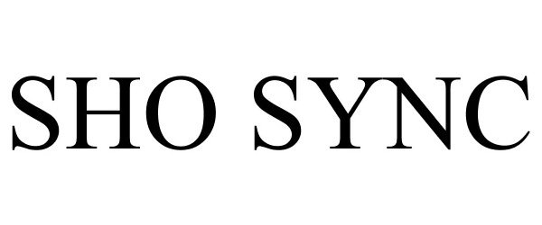 Trademark Logo SHO SYNC