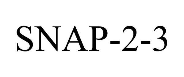 Trademark Logo SNAP-2-3