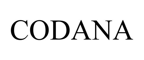 Trademark Logo CODANA