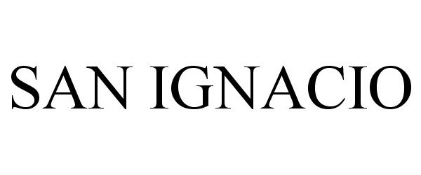 Trademark Logo SAN IGNACIO