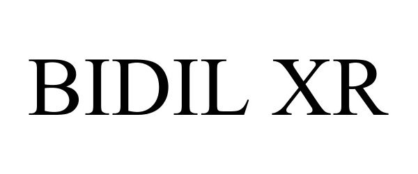 Trademark Logo BIDIL XR