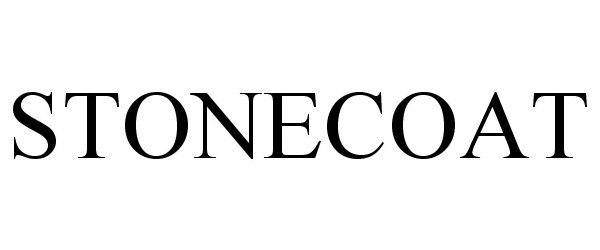 Trademark Logo STONECOAT