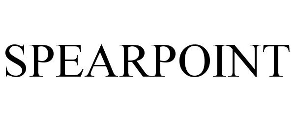 Trademark Logo SPEARPOINT