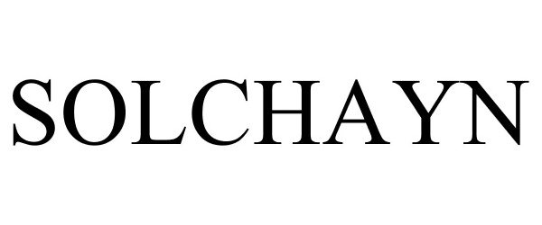 Trademark Logo SOLCHAYN