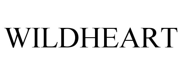 Trademark Logo WILDHEART