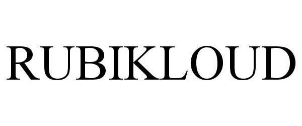 Trademark Logo RUBIKLOUD
