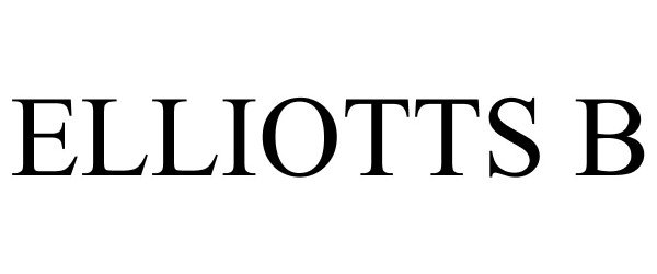 Trademark Logo ELLIOTTS B