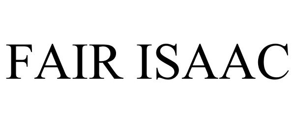 Trademark Logo FAIR ISAAC
