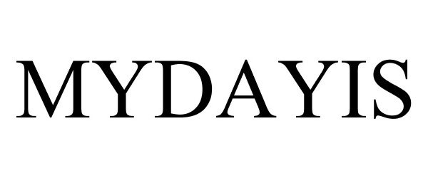 Trademark Logo MYDAYIS