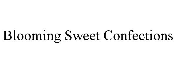  BLOOMING SWEET CONFECTIONS