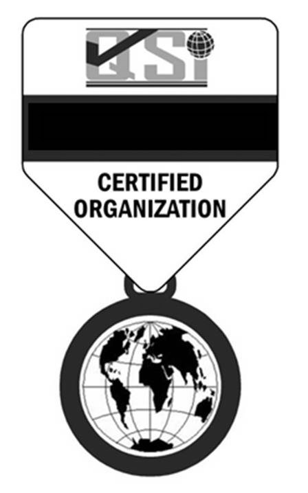  QSI CERTIFIED ORGANIZATION