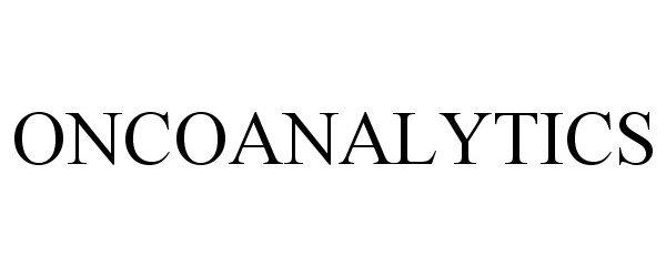 Trademark Logo ONCOANALYTICS