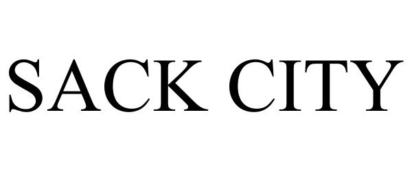 Trademark Logo SACK CITY