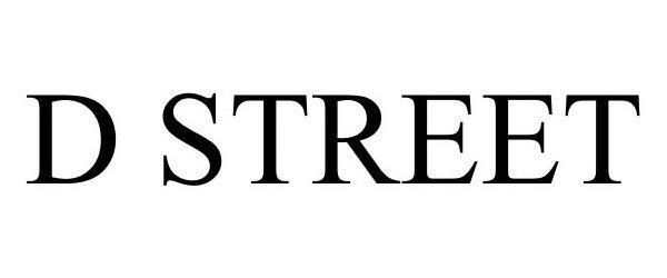 Trademark Logo D STREET