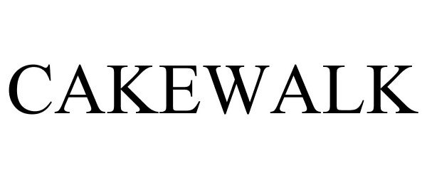 Trademark Logo CAKEWALK