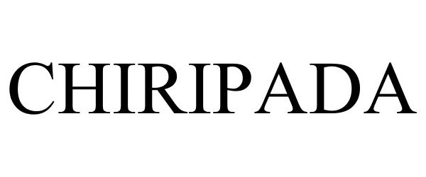 Trademark Logo CHIRIPADA