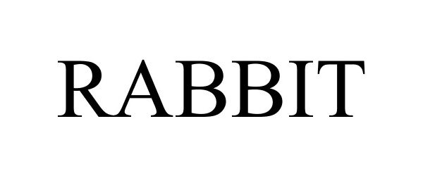 Trademark Logo RABBIT