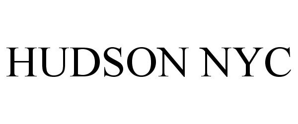Trademark Logo HUDSON NYC