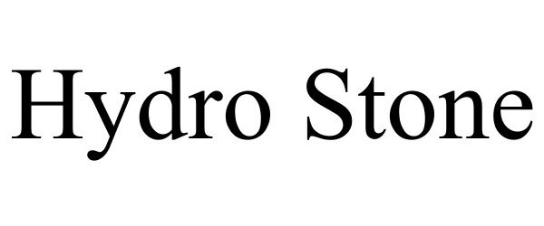 Trademark Logo HYDRO STONE