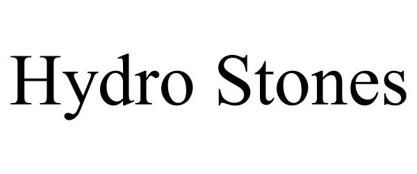 Trademark Logo HYDRO STONES