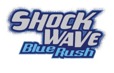 Trademark Logo SHOCK WAVE BLUE RUSH