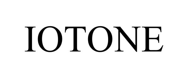 Trademark Logo IOTONE