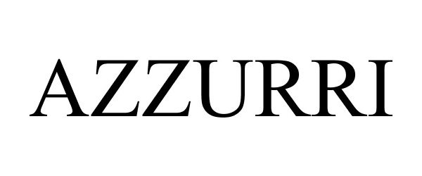 Trademark Logo AZZURRI