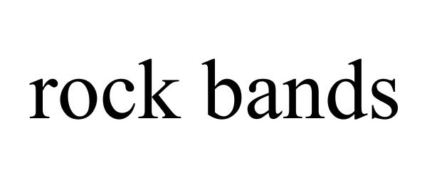 Trademark Logo ROCK BANDS