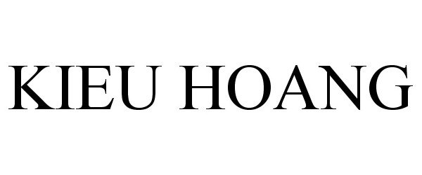 Trademark Logo KIEU HOANG