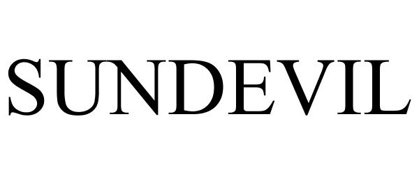 Trademark Logo SUNDEVIL
