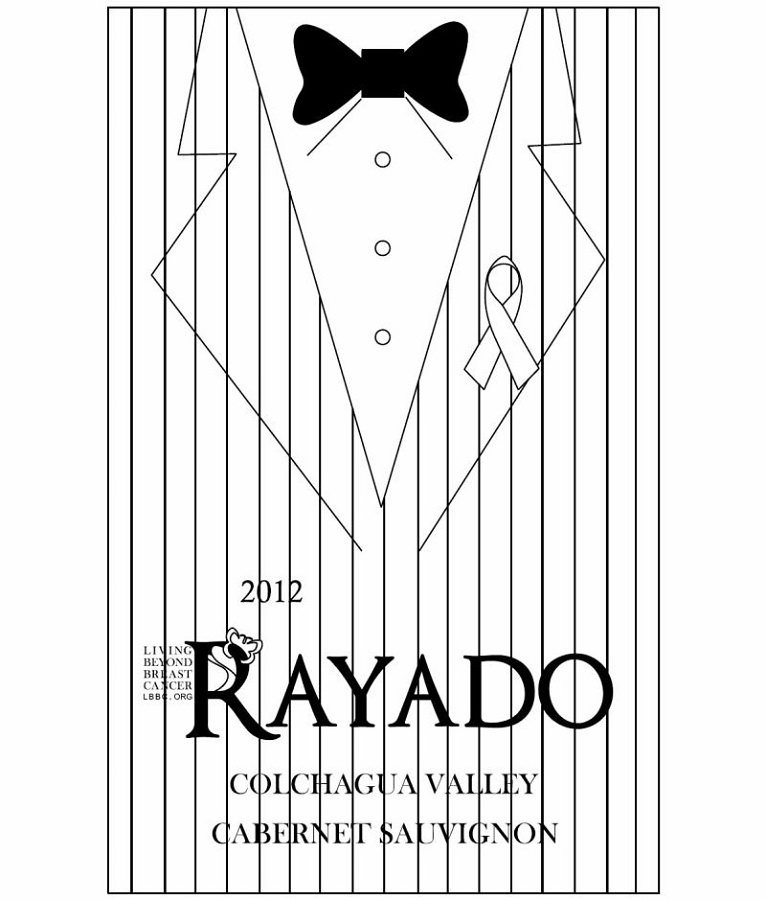  2012 LIVING BEYOND BREAST CANCER LBBC.ORG RAYADO COLCHAGUA VALLEY CABERNET SAUVIGNON