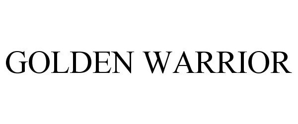 Trademark Logo GOLDEN WARRIOR