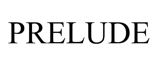 Trademark Logo PRELUDE