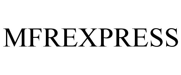 Trademark Logo MFREXPRESS