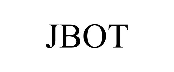 Trademark Logo JBOT