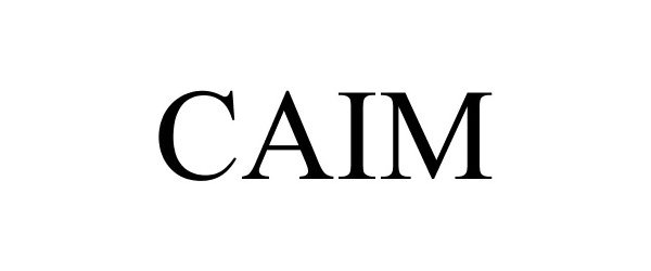 Trademark Logo CAIM