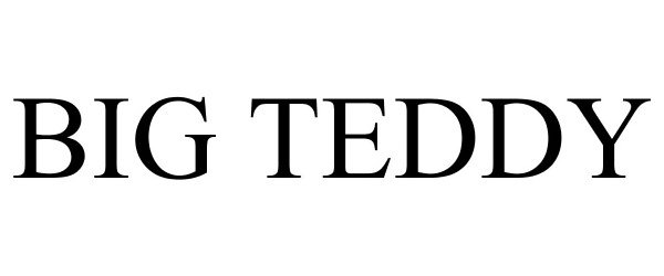 Trademark Logo BIG TEDDY