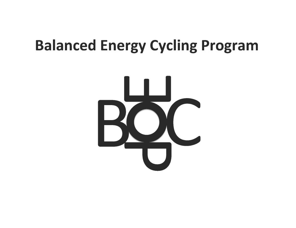 Trademark Logo BALANCED ENERGY CYCLING PROGRAM BECP