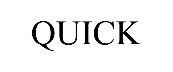 Trademark Logo QUICK