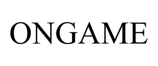 Trademark Logo ONGAME