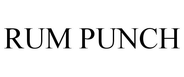 Trademark Logo RUM PUNCH