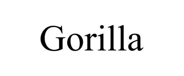 Trademark Logo GORILLA