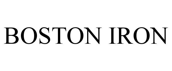 Trademark Logo BOSTON IRON