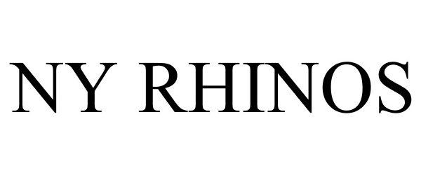 Trademark Logo NY RHINOS