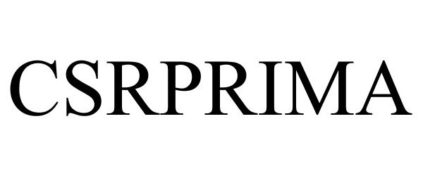 Trademark Logo CSRPRIMA