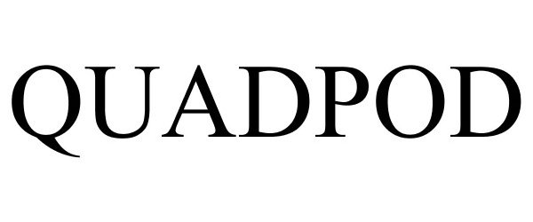 Trademark Logo QUADPOD