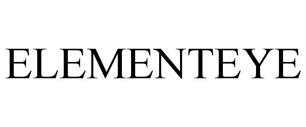 Trademark Logo ELEMENTEYE