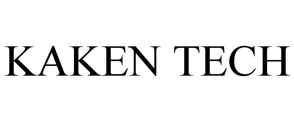 Trademark Logo KAKEN TECH