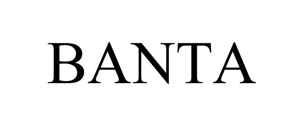 Trademark Logo BANTA