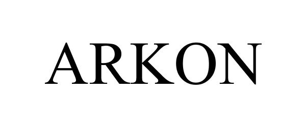 Trademark Logo ARKON